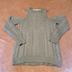 Lauren Conrad. Cold shoulder sweater. Size S.